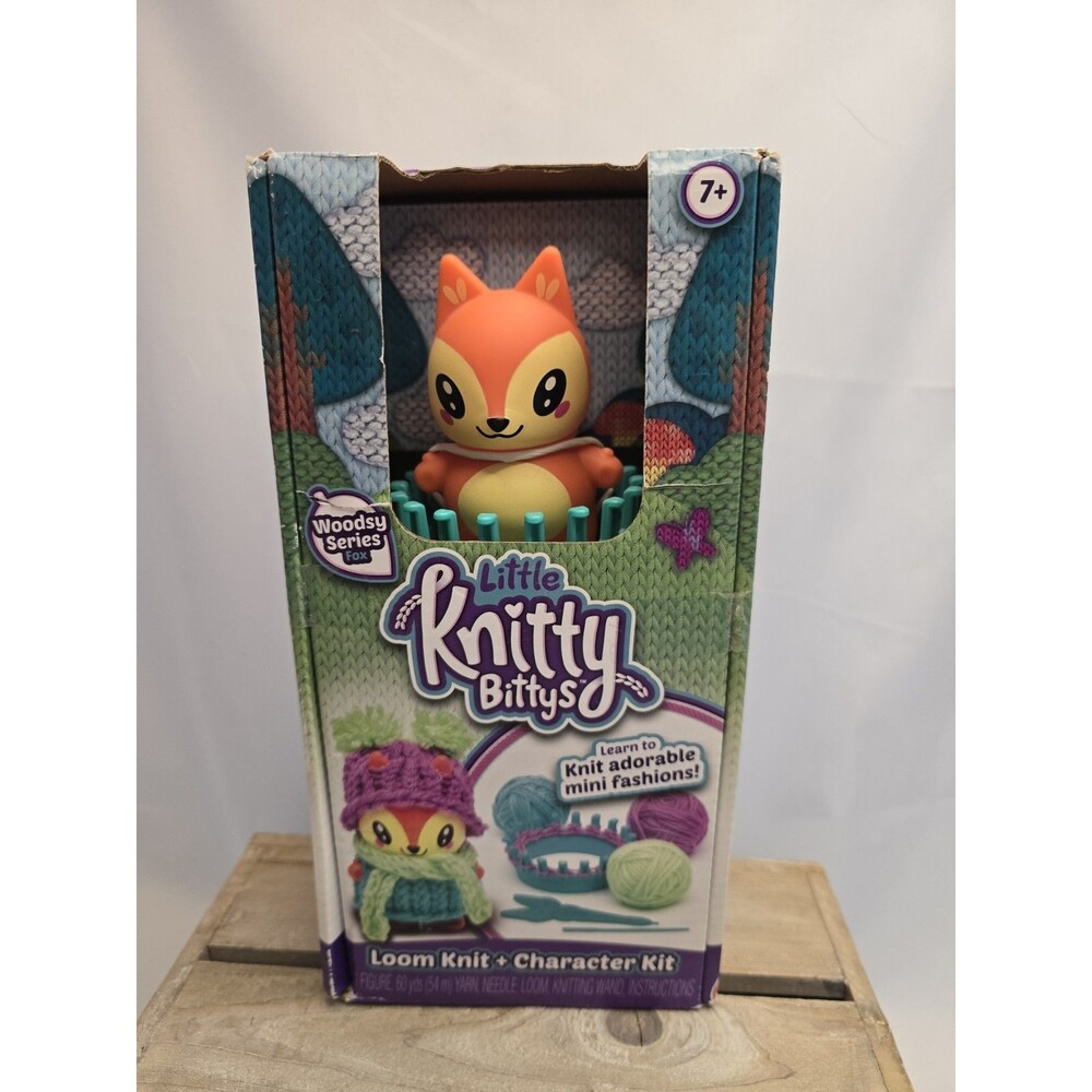 Little Knitty Bittys Woodsy Fox Loom Knit Character Kit New Damaged Box